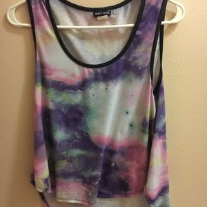 Wet Seal Galaxy Tank Top